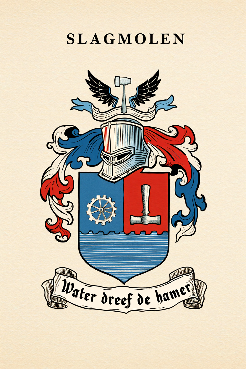 Familiewapen van de achternaam SLAGMOLEN