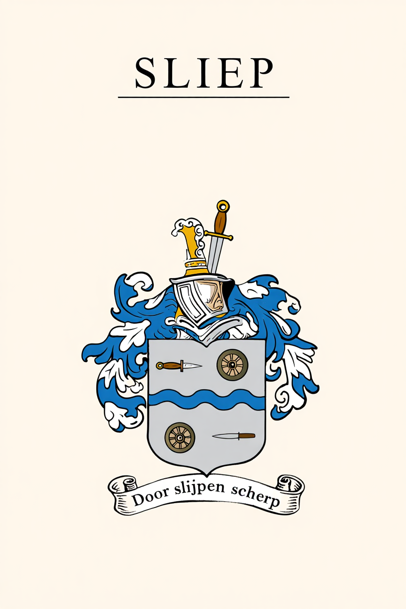 Familiewapen van de achternaam SLIEP