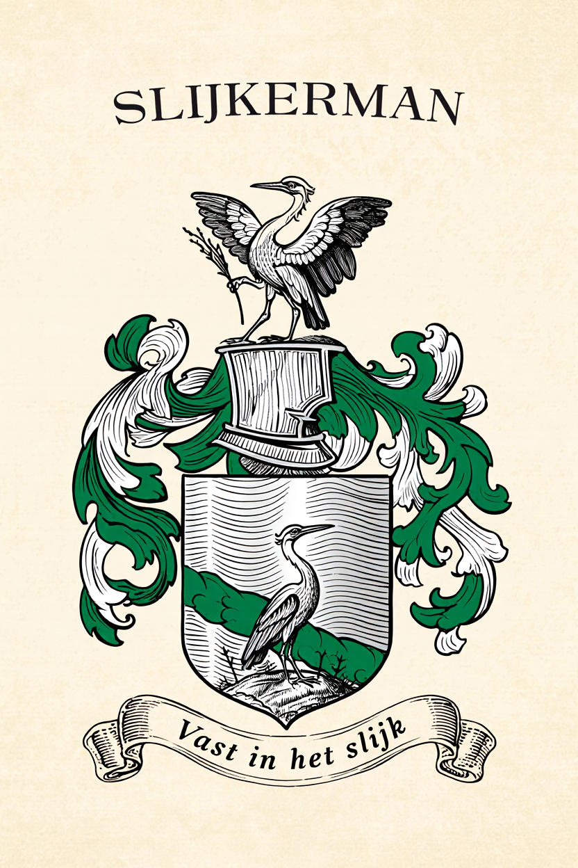 Familiewapen van de achternaam SLIJKERMAN