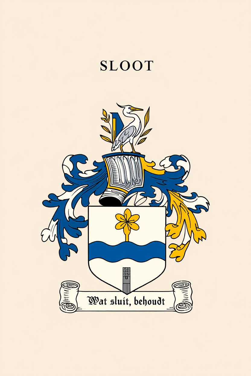 Familiewapen van de achternaam SLOOT