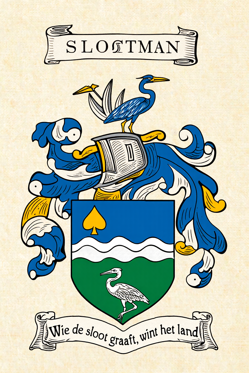 Familiewapen van de achternaam SLOOTMAN