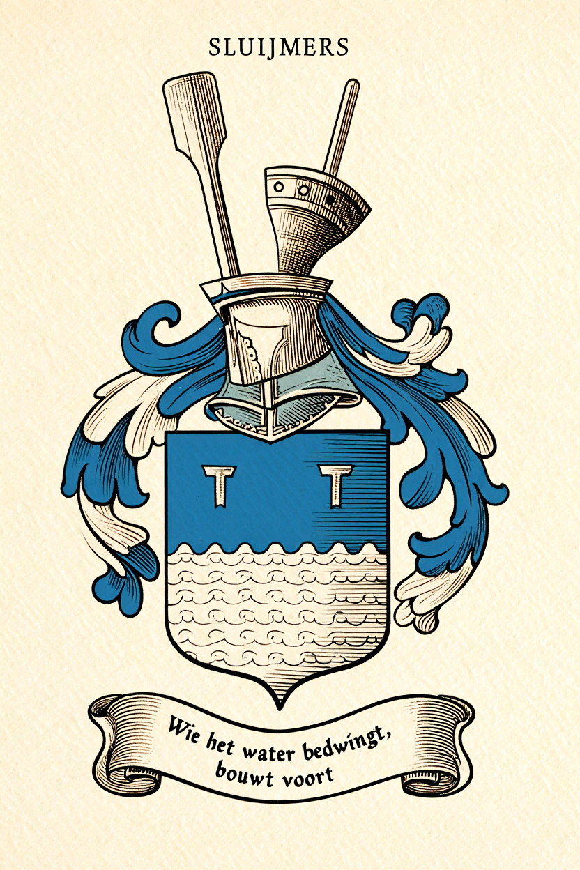 Familiewapen van de achternaam SLUIJMERS (vergrendeld)