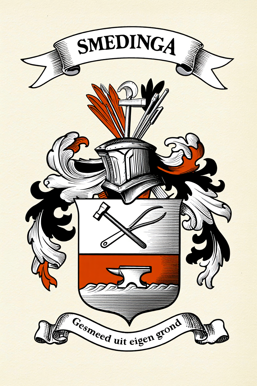 Familiewapen van de achternaam SMEDINGA