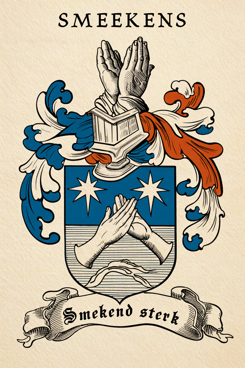 Familiewapen van de achternaam SMEEKENS (vergrendeld)