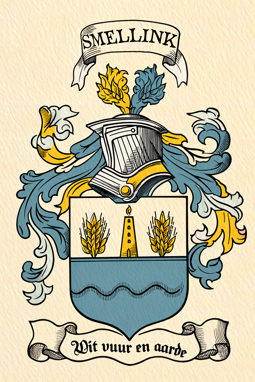 Familiewapen van de achternaam SMELLINK