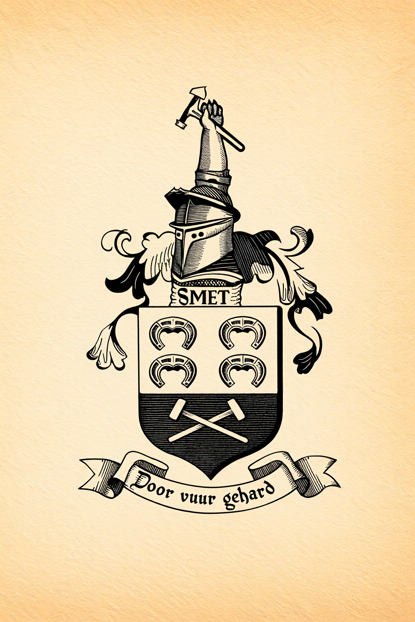Familiewapen van de achternaam SMET