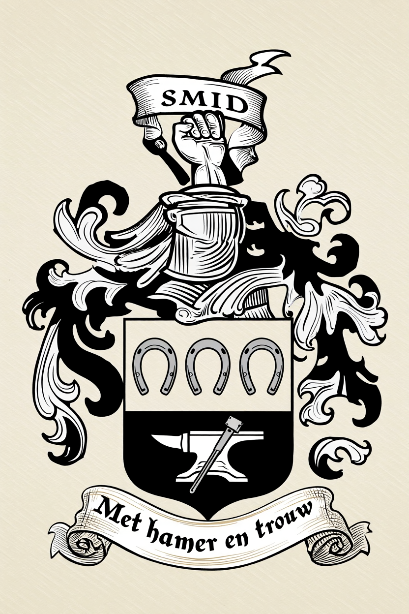 Familiewapen van de achternaam SMID