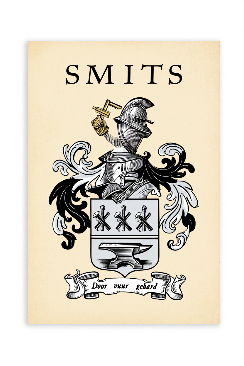 Familiewapen van de achternaam SMITS