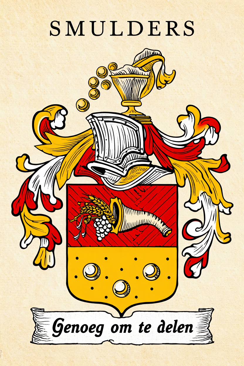 Familiewapen van de achternaam SMULDERS