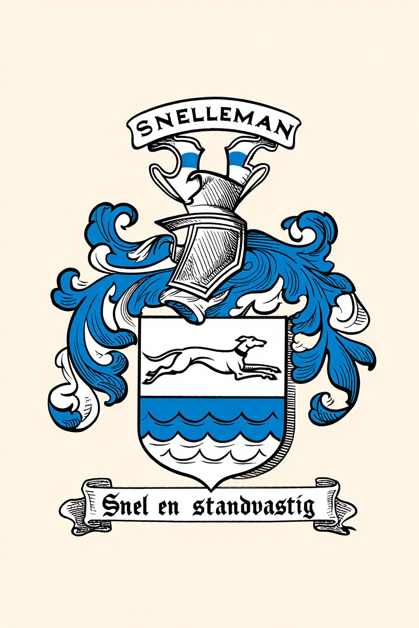 Familiewapen van de achternaam SNELLEMAN