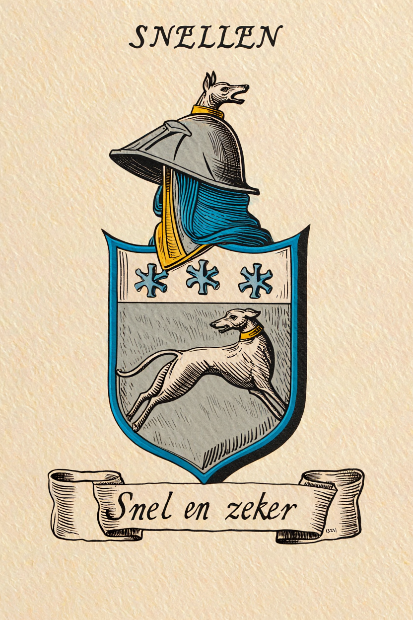 Familiewapen van de achternaam SNELLEN