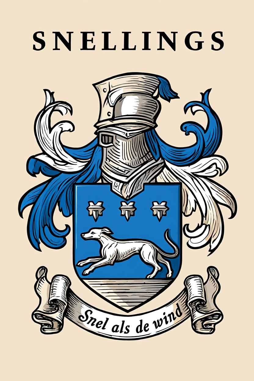 Familiewapen van de achternaam SNELLINGS