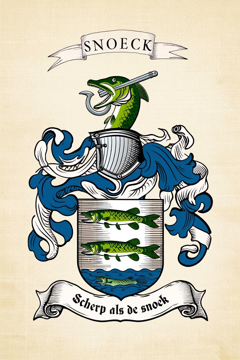 Familiewapen van de achternaam SNOECK