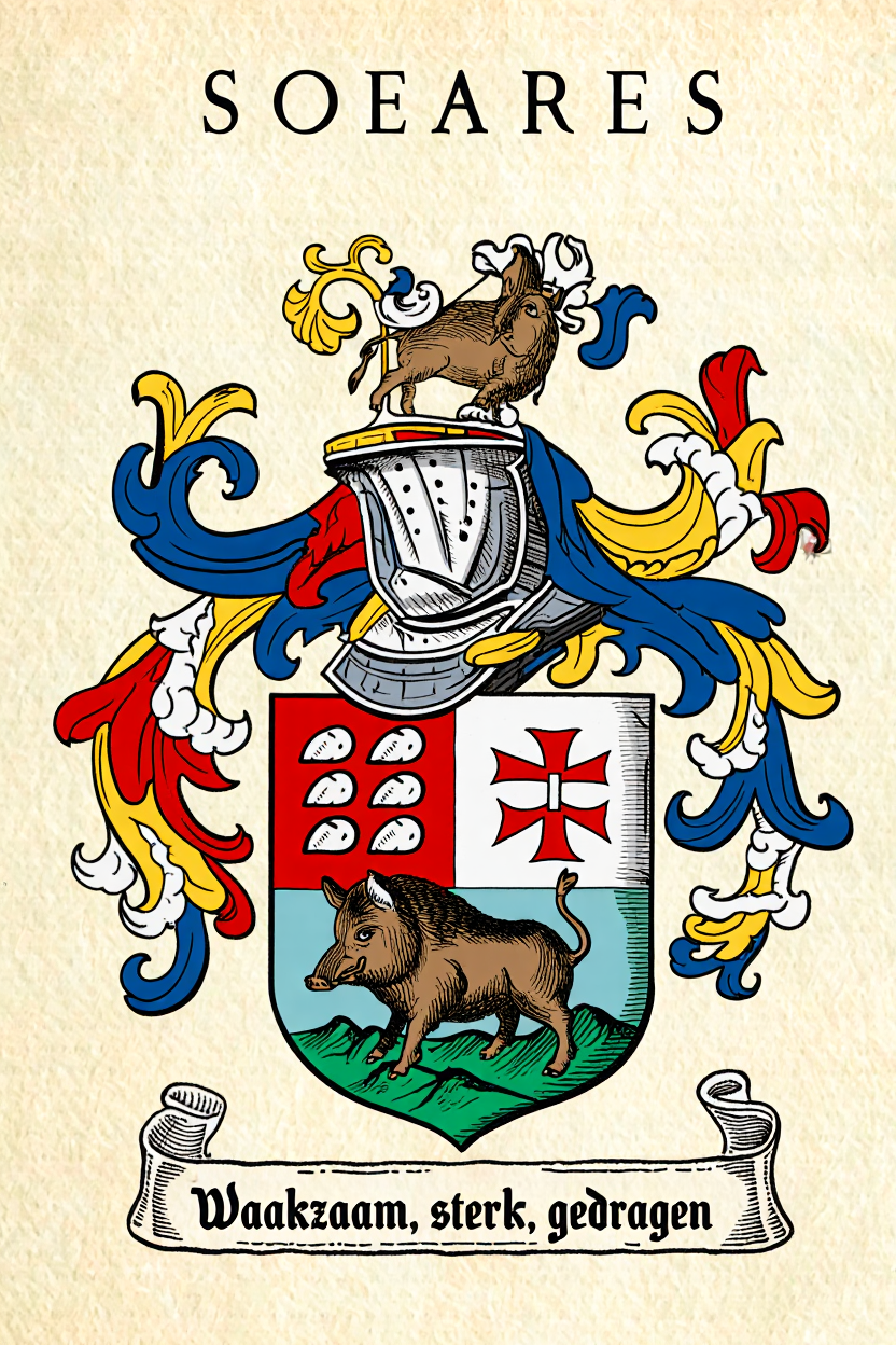Familiewapen van de achternaam SOEARES