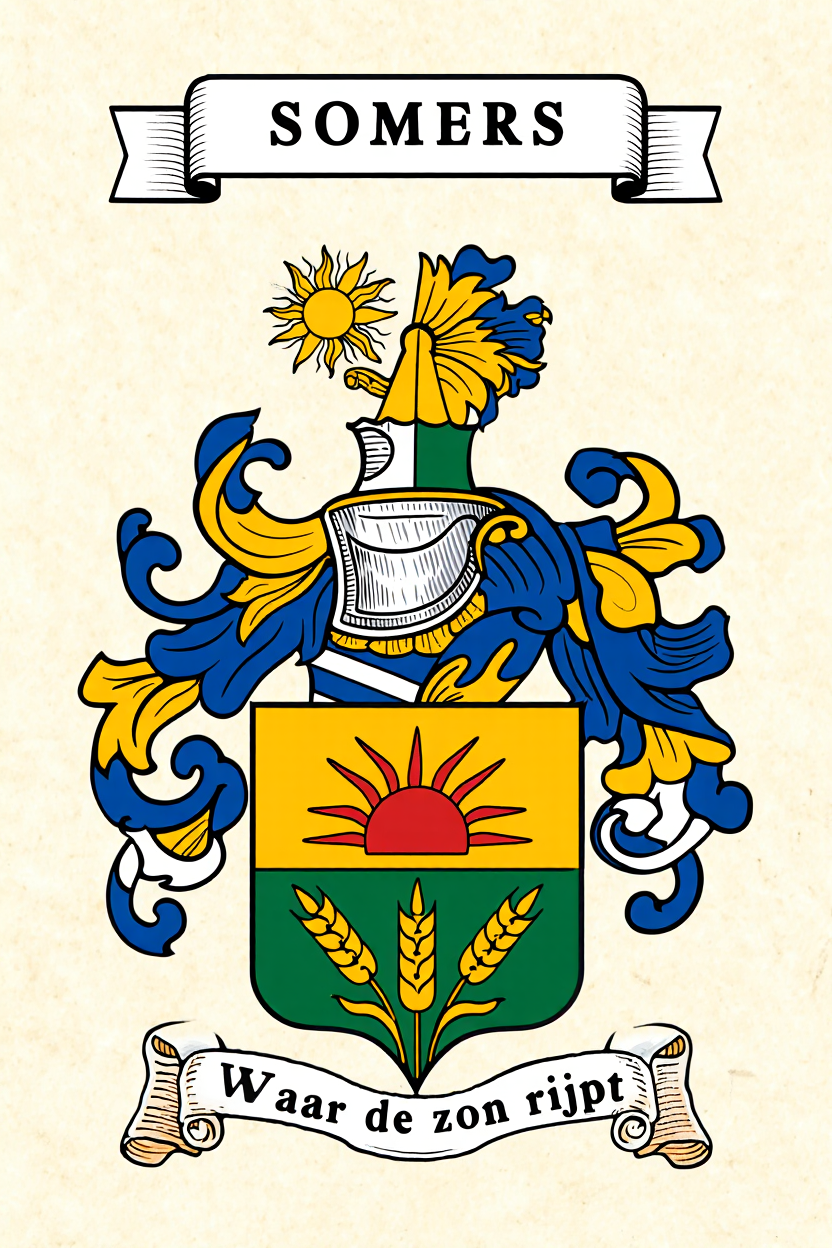 Familiewapen van de achternaam SOMERS