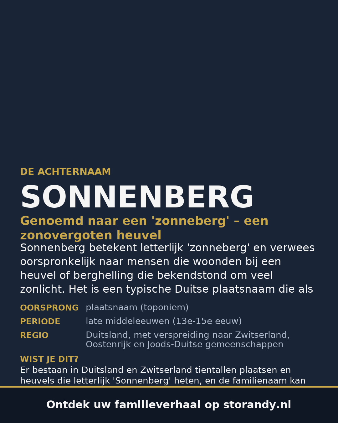 Familiewapen van de achternaam SONNENBERG