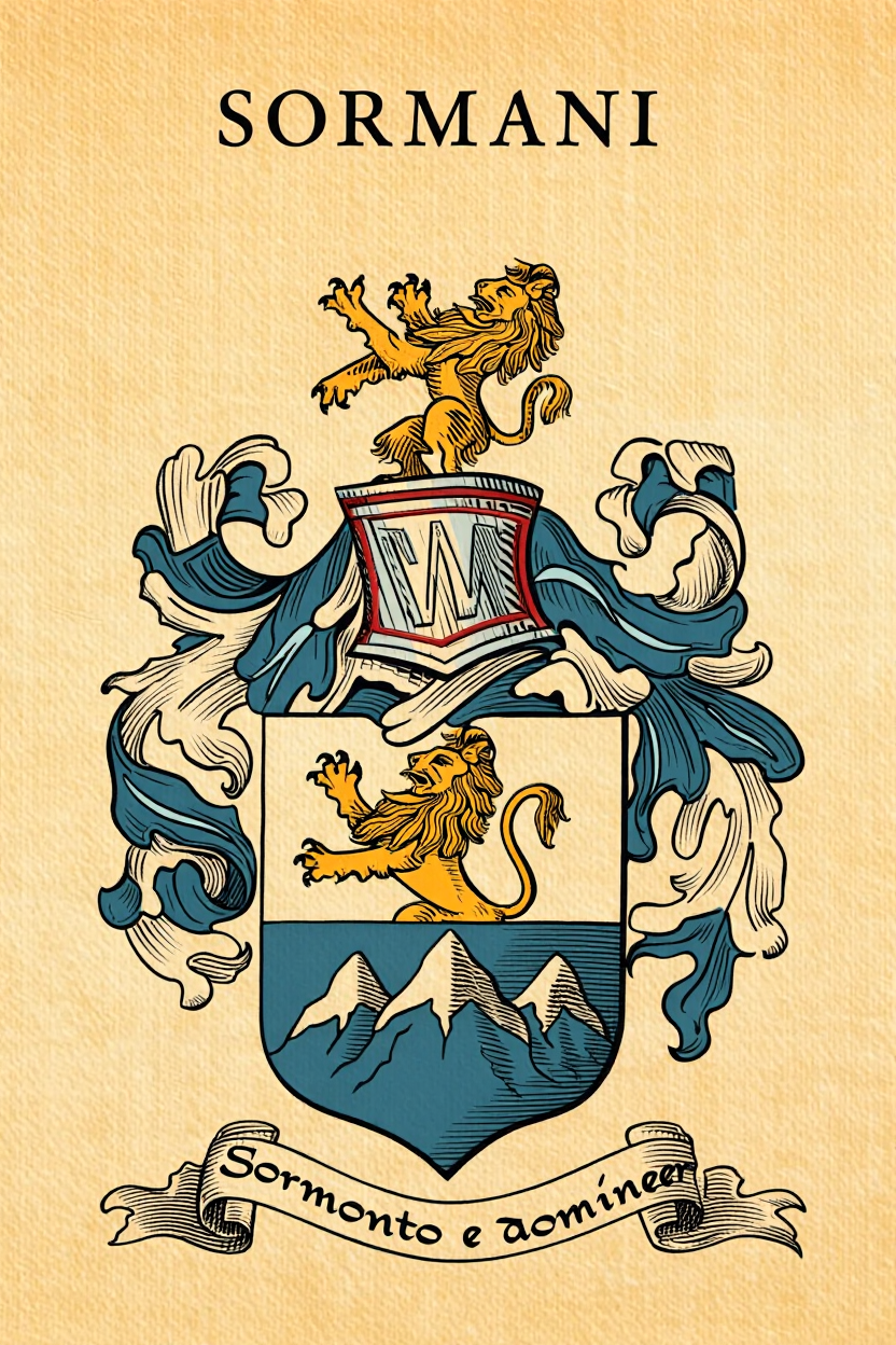 Familiewapen van de achternaam SORMANI