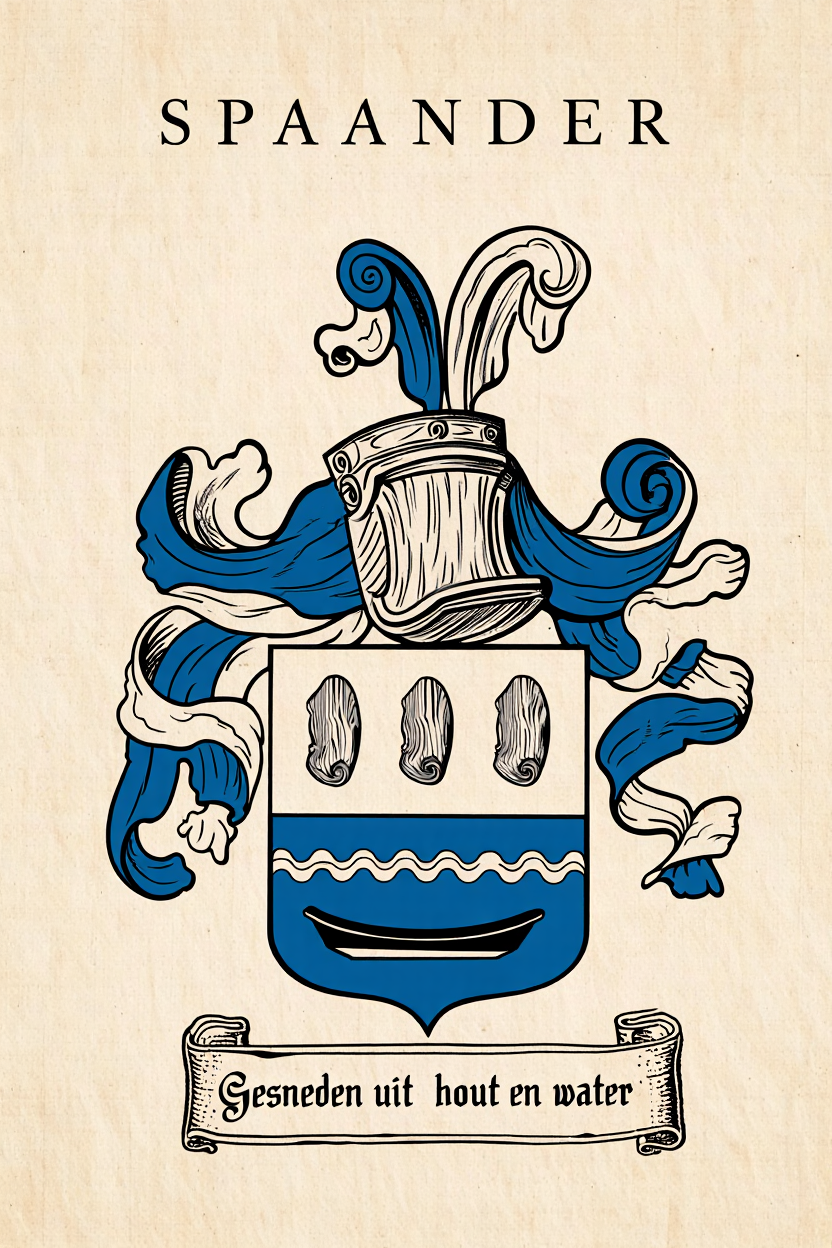 Familiewapen van de achternaam SPAANDER