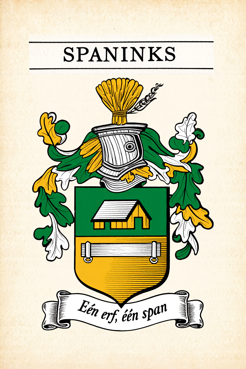 Familiewapen van de achternaam SPANINKS