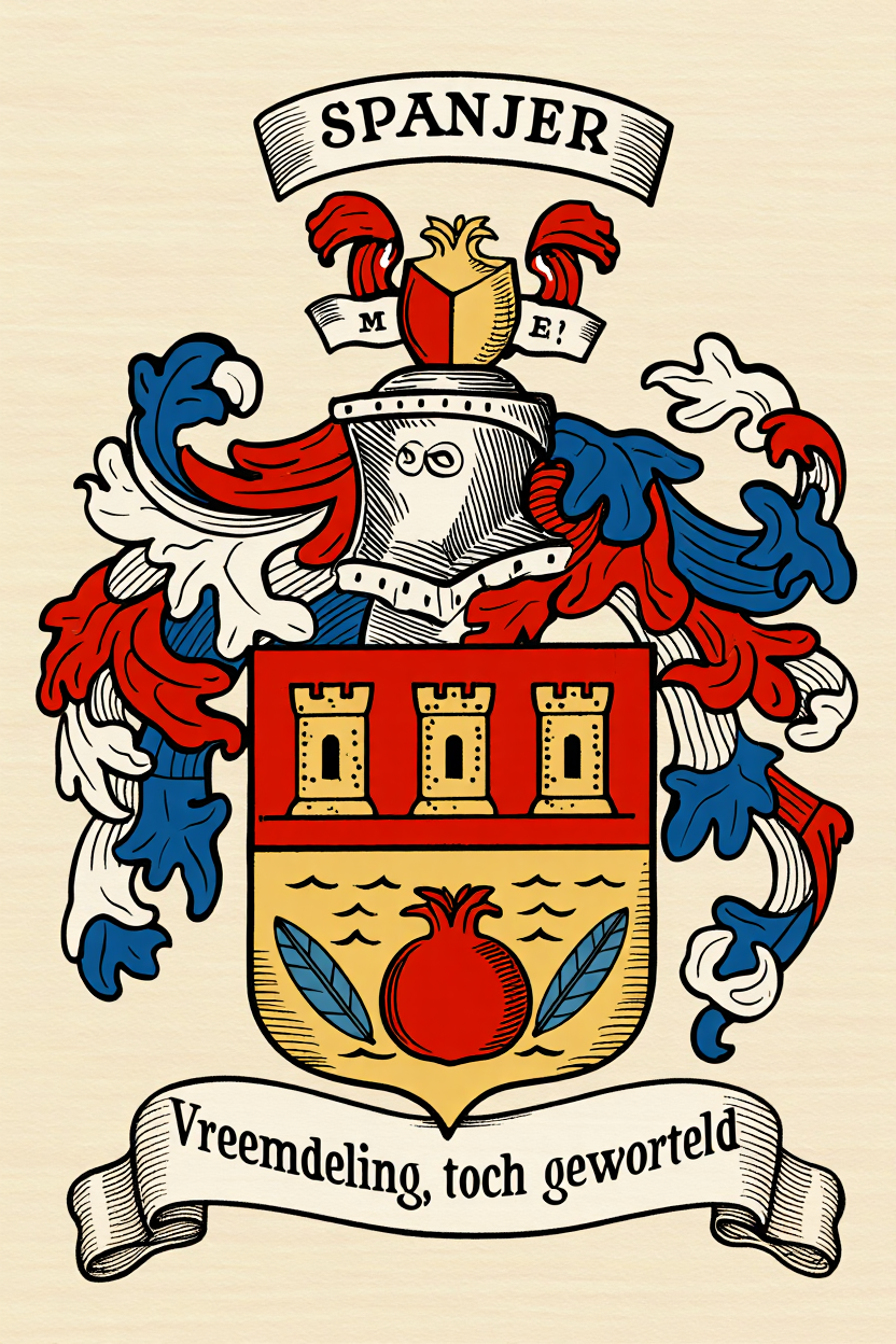 Familiewapen van de achternaam SPANJER