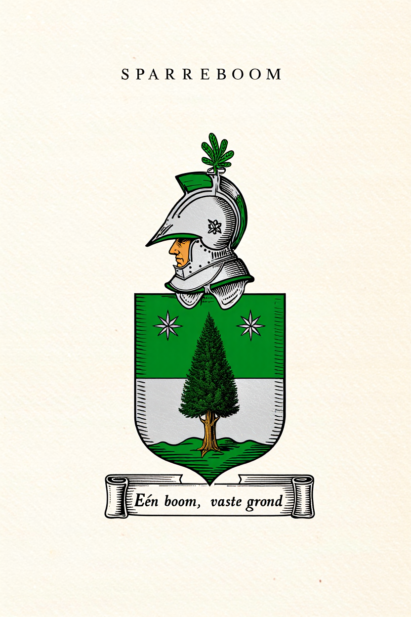 Familiewapen van de achternaam SPARREBOOM