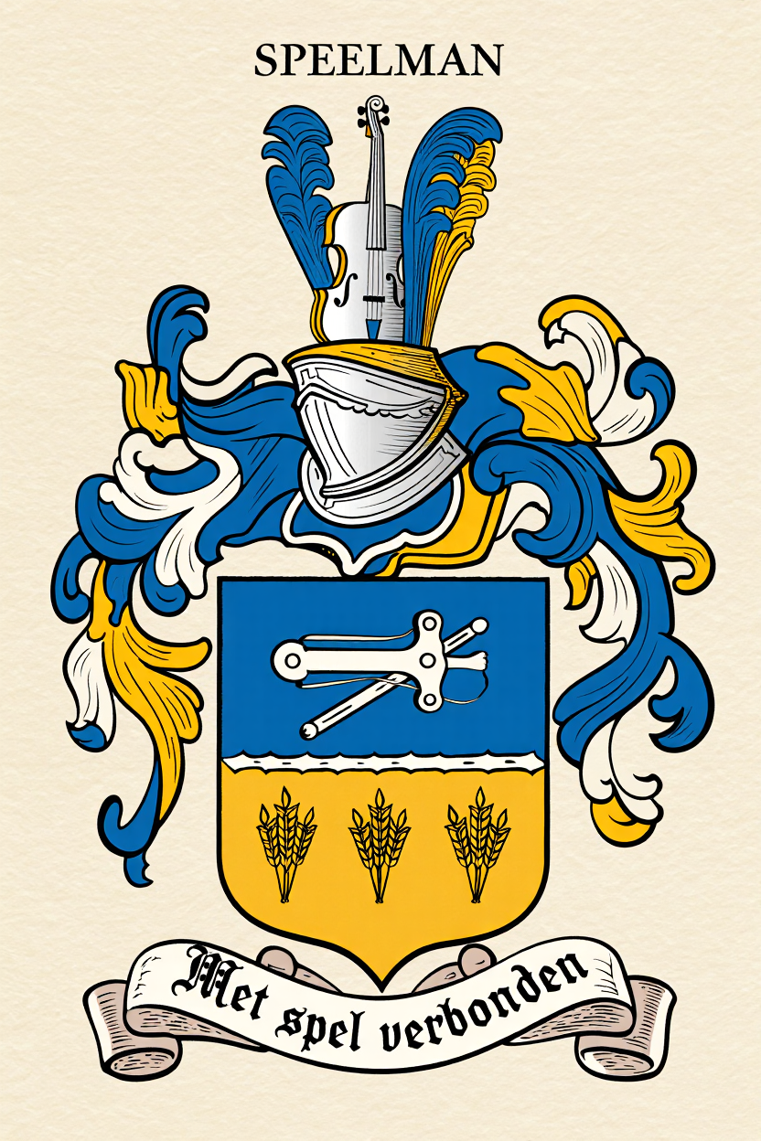 Familiewapen van de achternaam SPEELMAN