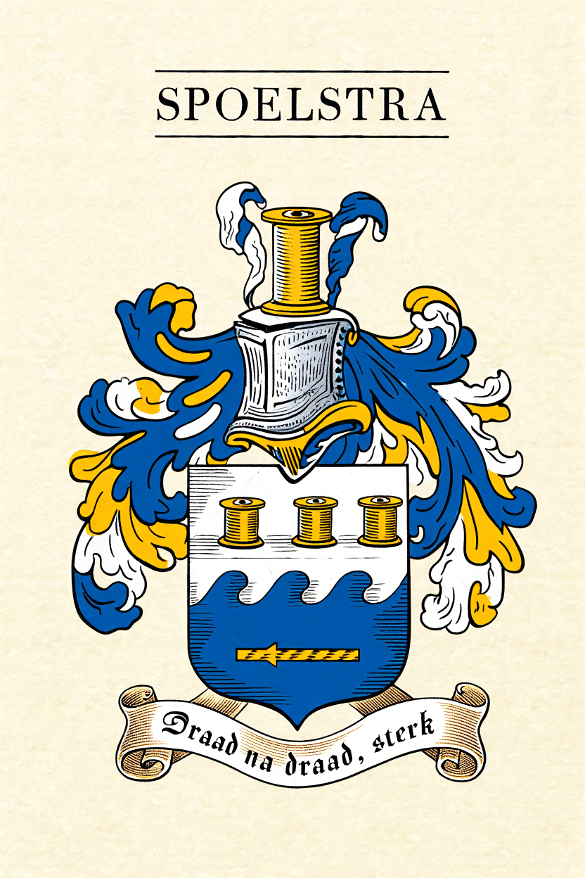Familiewapen van de achternaam SPOELSTRA
