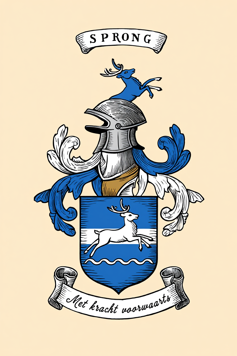 Familiewapen van de achternaam SPRONG