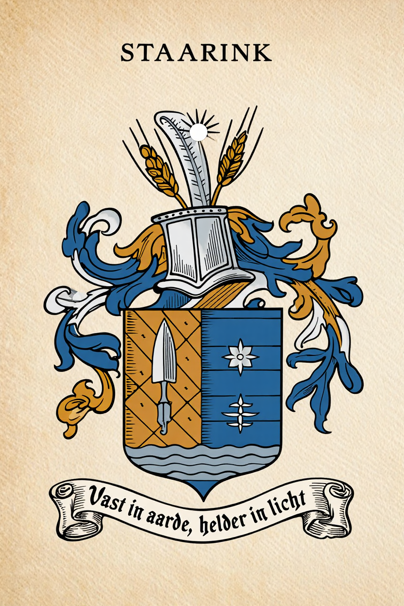 Familiewapen van de achternaam STAARINK