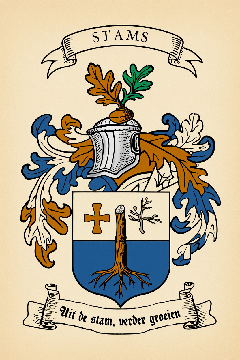 Familiewapen van de achternaam STAMS (vergrendeld)