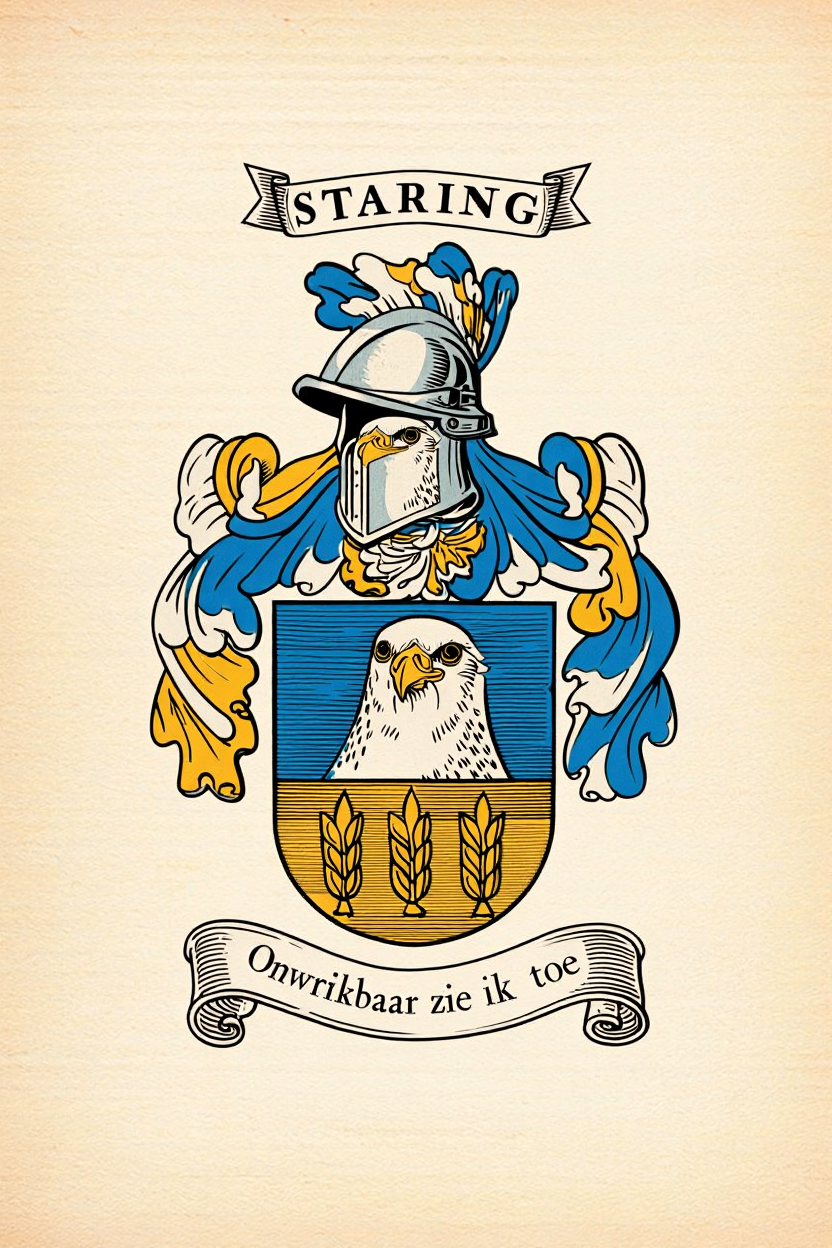Familiewapen van de achternaam STARING