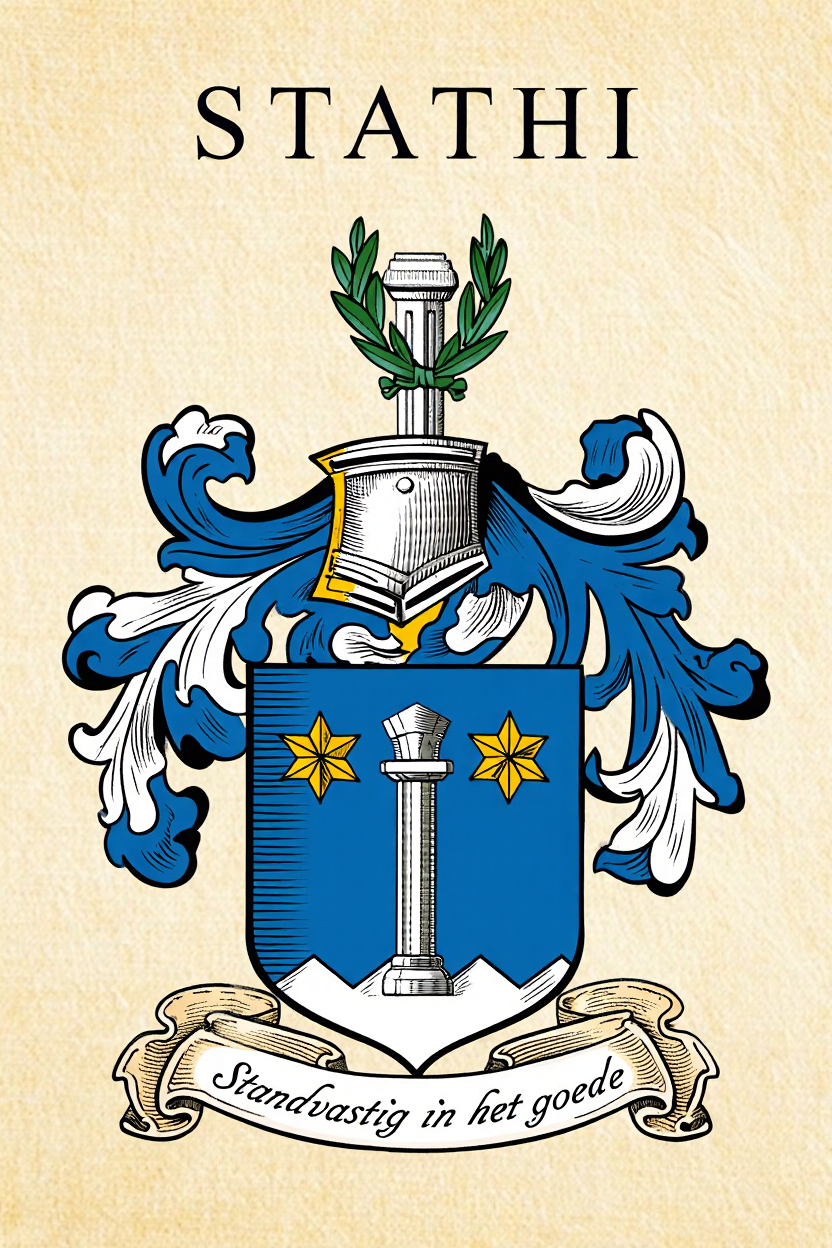 Familiewapen van de achternaam STATHI