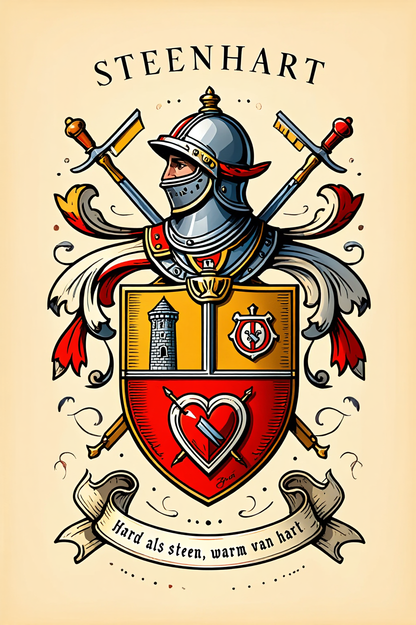 Familiewapen van de achternaam STEENHART
