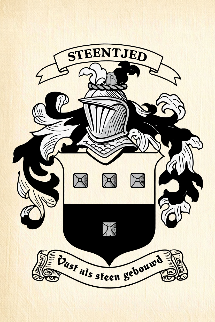 Familiewapen van de achternaam STEENTJED