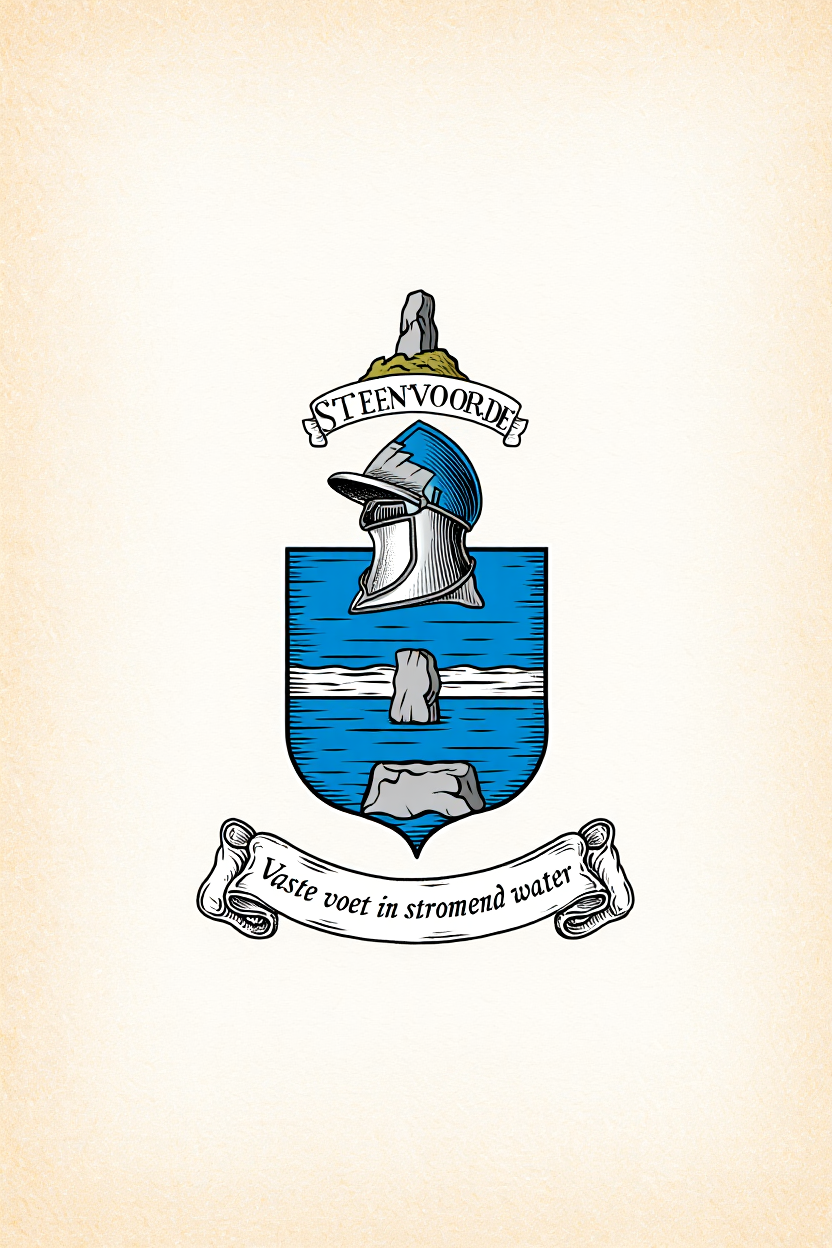 Familiewapen van de achternaam STEENVOORDE (vergrendeld)
