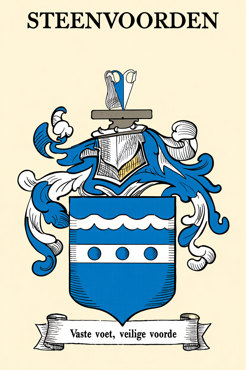 Familiewapen van de achternaam STEENVOORDEN