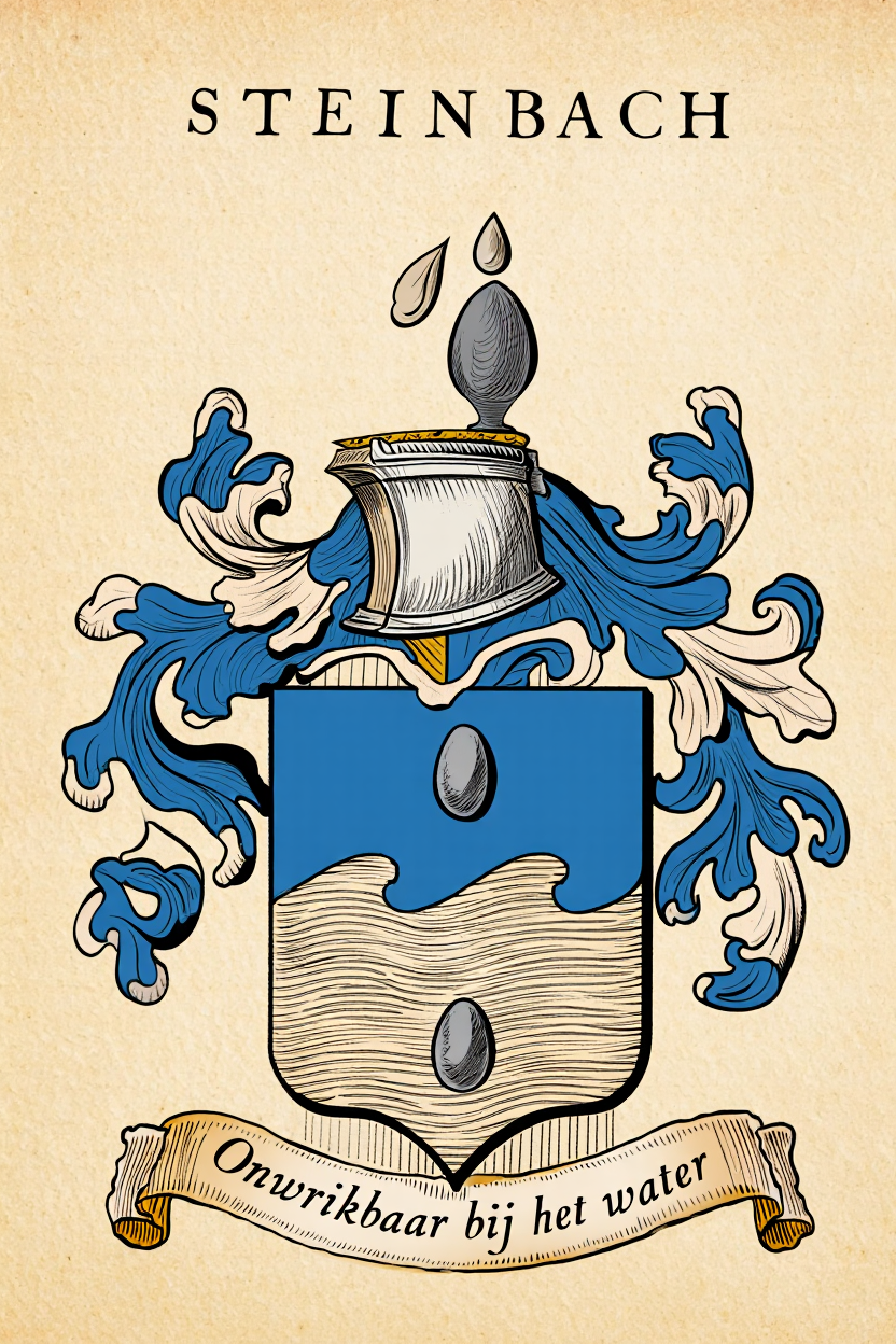 Familiewapen van de achternaam STEINBACH (vergrendeld)
