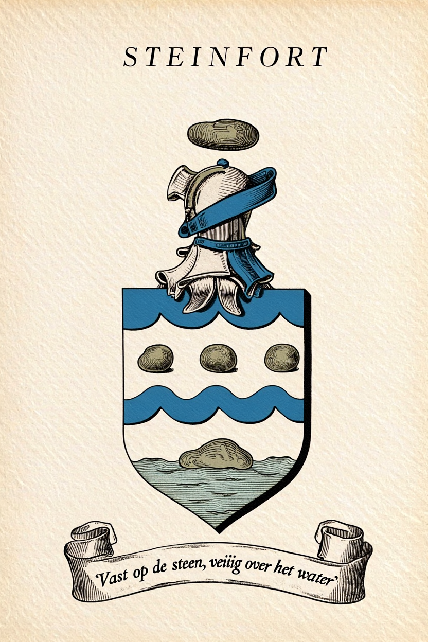 Familiewapen van de achternaam STEINFORT (vergrendeld)