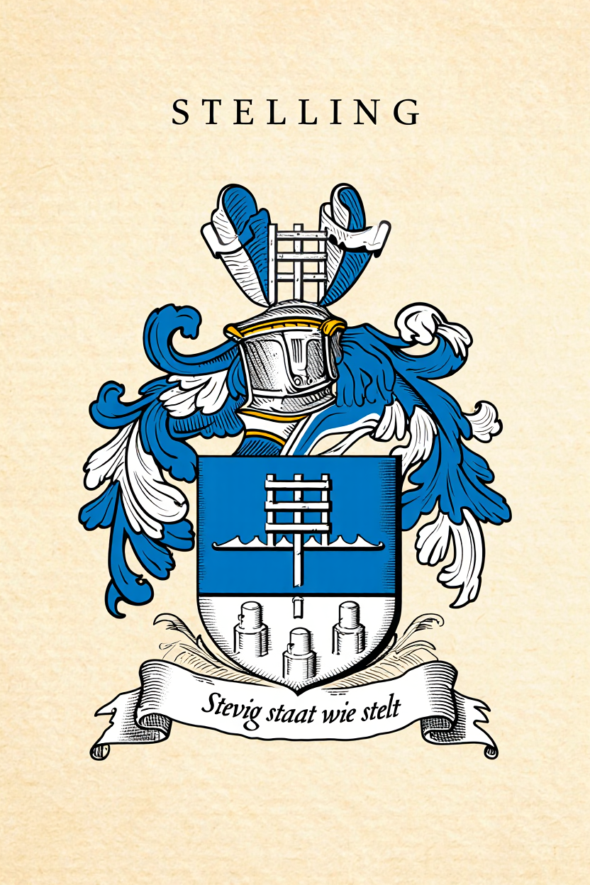 Familiewapen van de achternaam STELLING (vergrendeld)