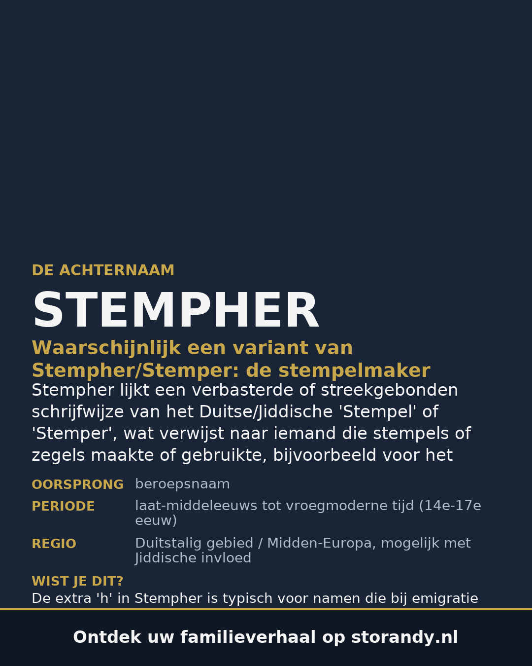 Familiewapen van de achternaam STEMPHER