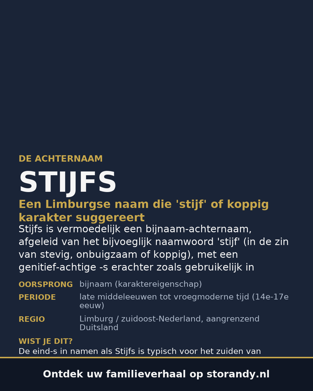 Familiewapen van de achternaam STIJFS