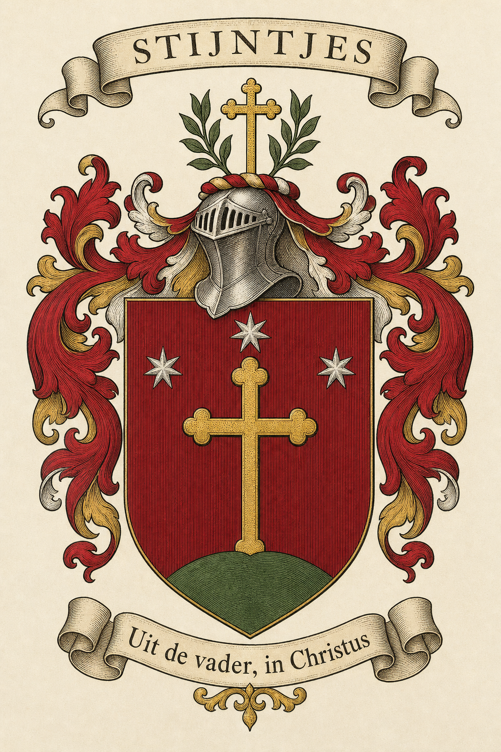 Familiewapen van de achternaam STIJNTJES (vergrendeld)
