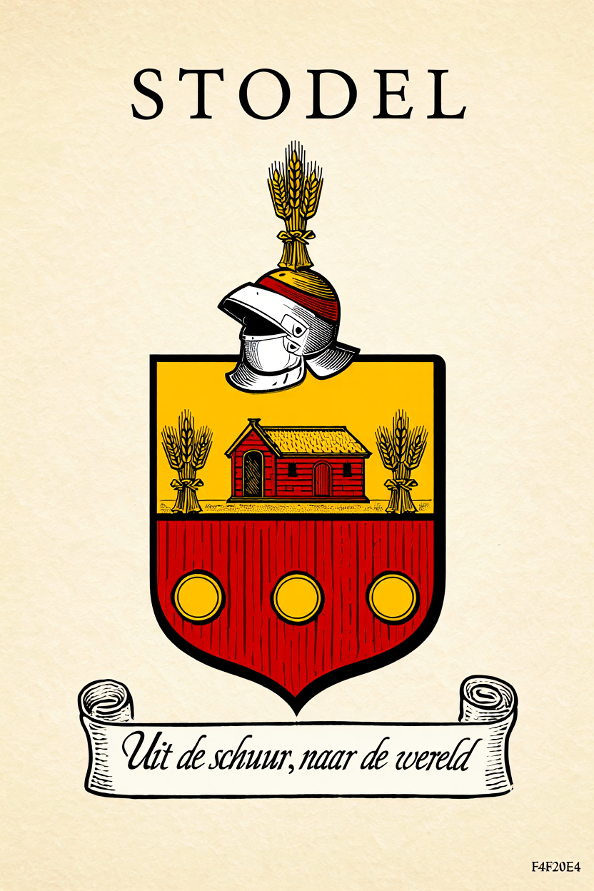 Familiewapen van de achternaam STODEL (vergrendeld)