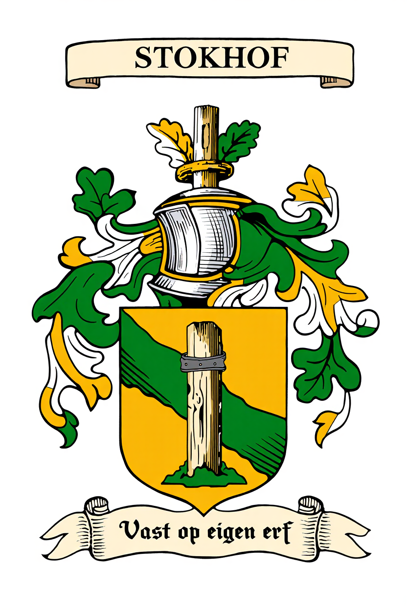 Familiewapen van de achternaam STOKHOF