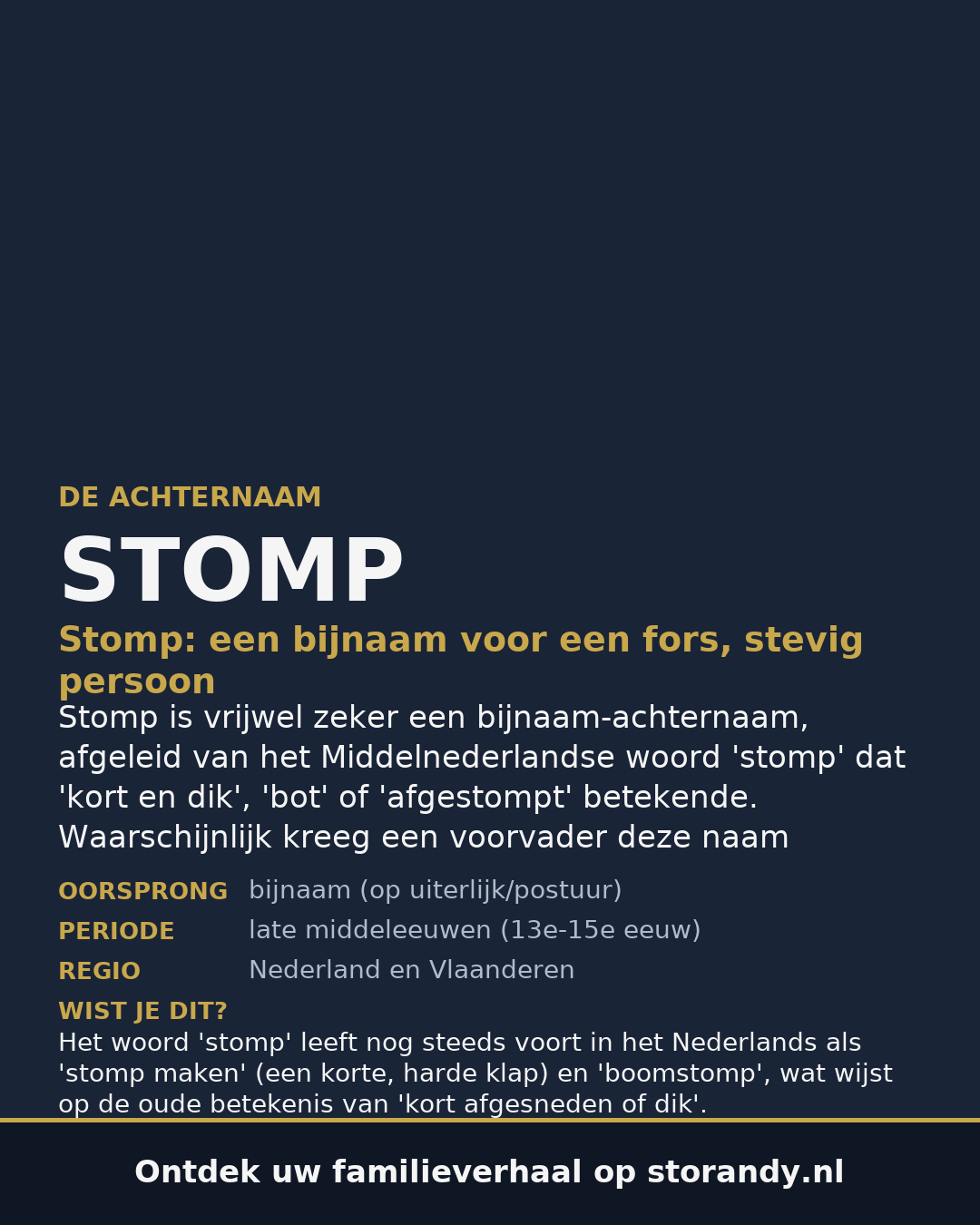 Familiewapen van de achternaam STOMP