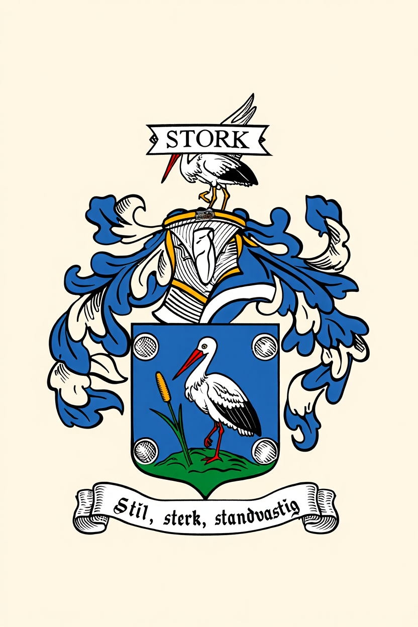 Familiewapen van de achternaam STORK