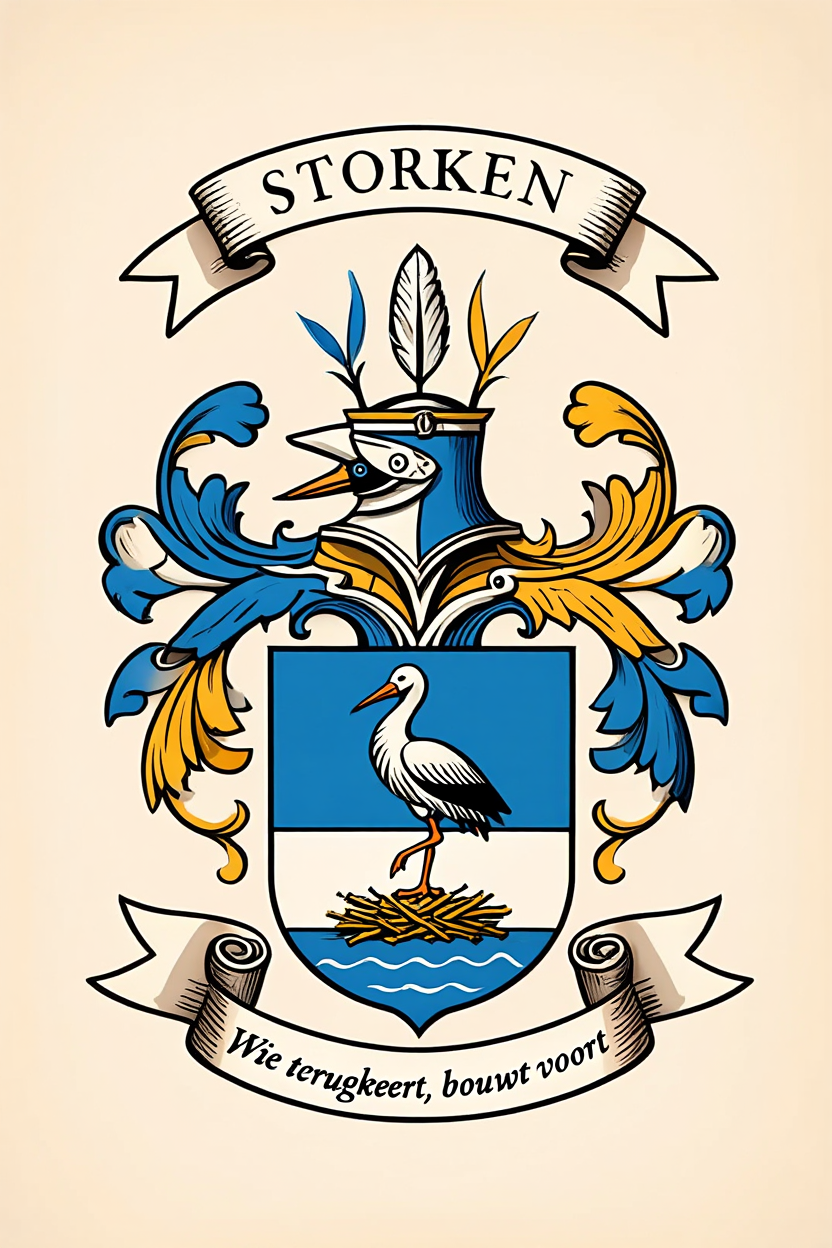 Familiewapen van de achternaam STORKEN