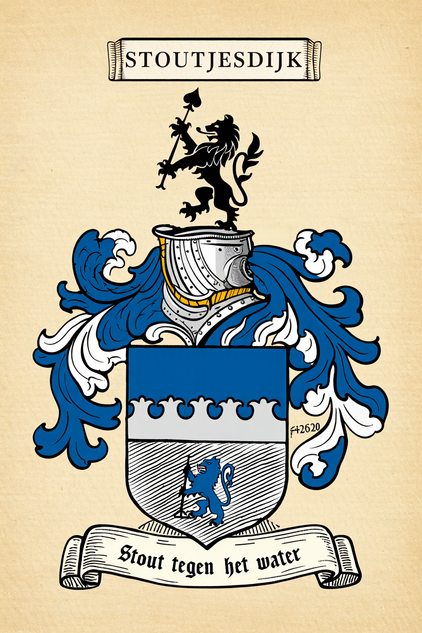 Familiewapen van de achternaam STOUTJESDIJK