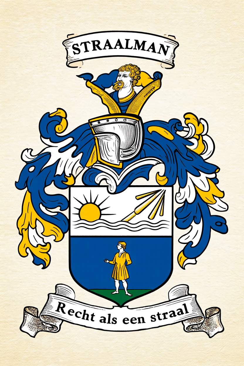 Familiewapen van de achternaam STRAALMAN
