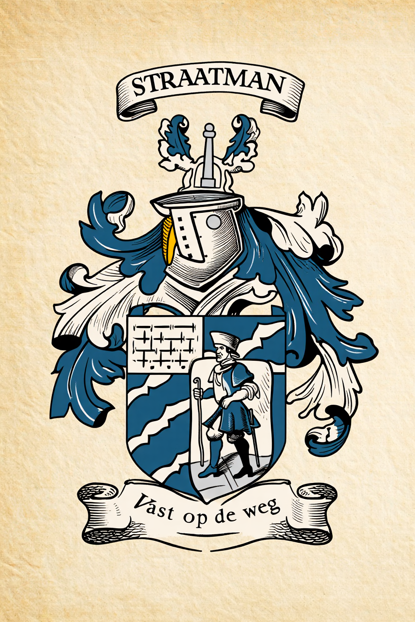 Familiewapen van de achternaam STRAATMAN